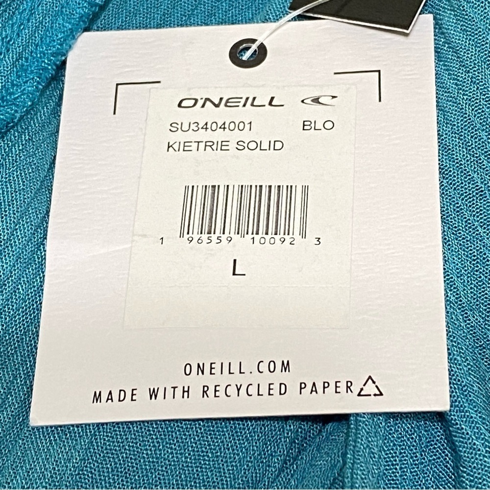 O’Neill Blue Moon Twist Front Boho Beachy Tank Top Large NWT - Picture 11 of 12